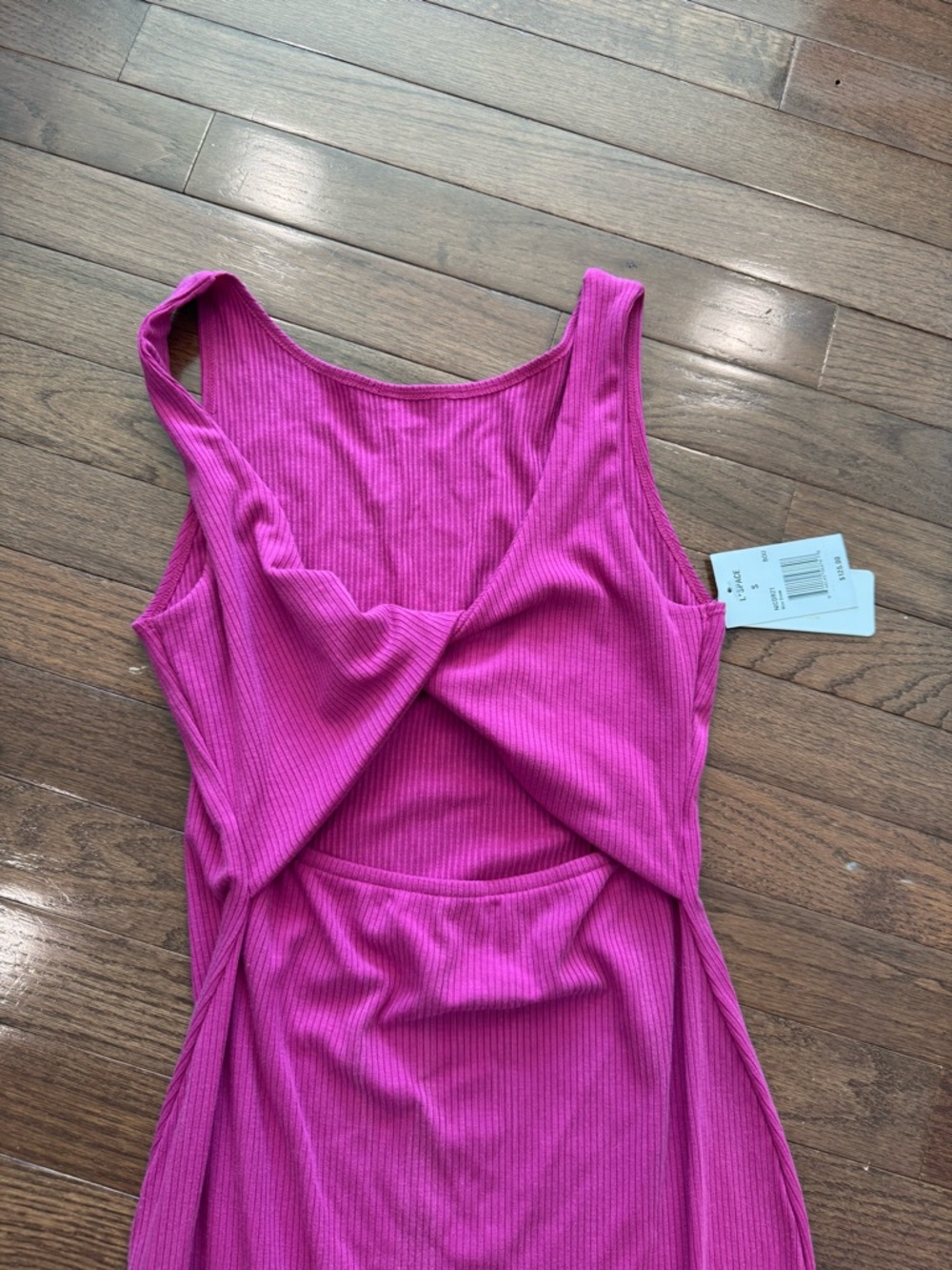 l*space Nico Midi Dress in Bougainevillea Pink - Picture 13 of 14